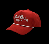 West Palm Dept. Vintage Red Rope Hat