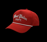 West Palm Dept. Vintage Red Rope Hat