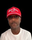 West Palm Dept. Vintage Red Rope Hat