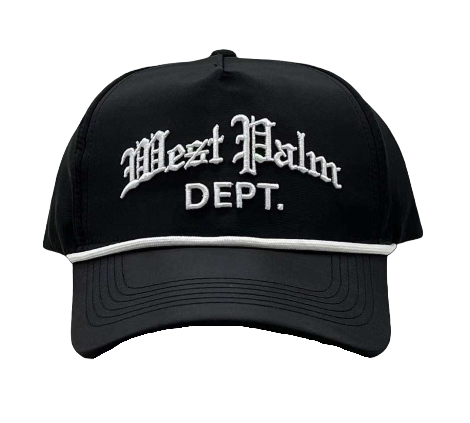 West Palm Dept. Vintage Black Rope Hat