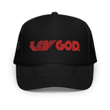 Love God - Red Trucker Hat