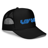 Love God - Blue Trucker Hat